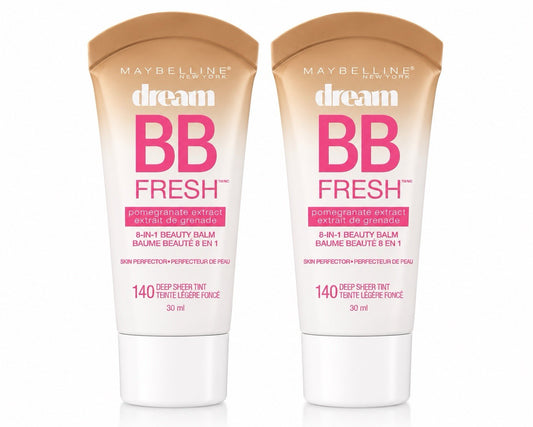 2x Maybelline Dream Fresh Skin Hydrating BB Cream SPF 30 Medium/Deep Exp 11/24+ - Lumi and Leo
