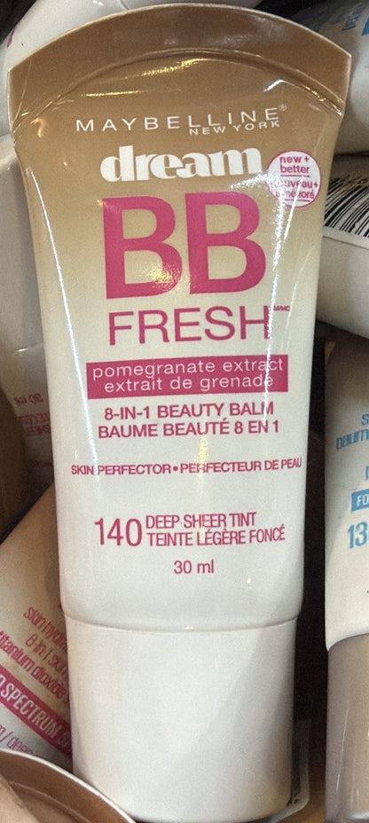 2x Maybelline Dream Fresh Skin Hydrating BB Cream SPF 30 Medium/Deep Exp 11/24+ - Lumi and Leo