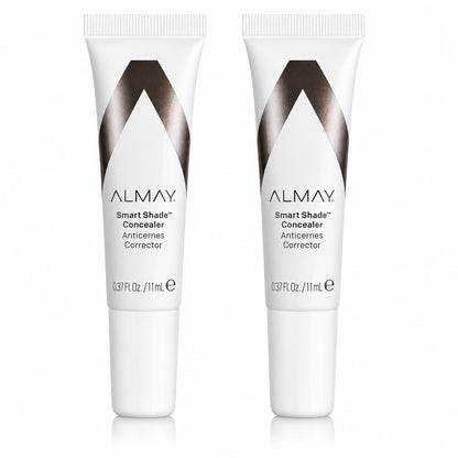 2xAlmay Smart Shade Skin Tone Matching Concealer Buildable Coverage Color Choice - Lumi and Leo