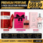 3 Premium Women's Perfume Gift Set | Sexy Girl Valentine Moment Just G 100ml - Lumi and Leo