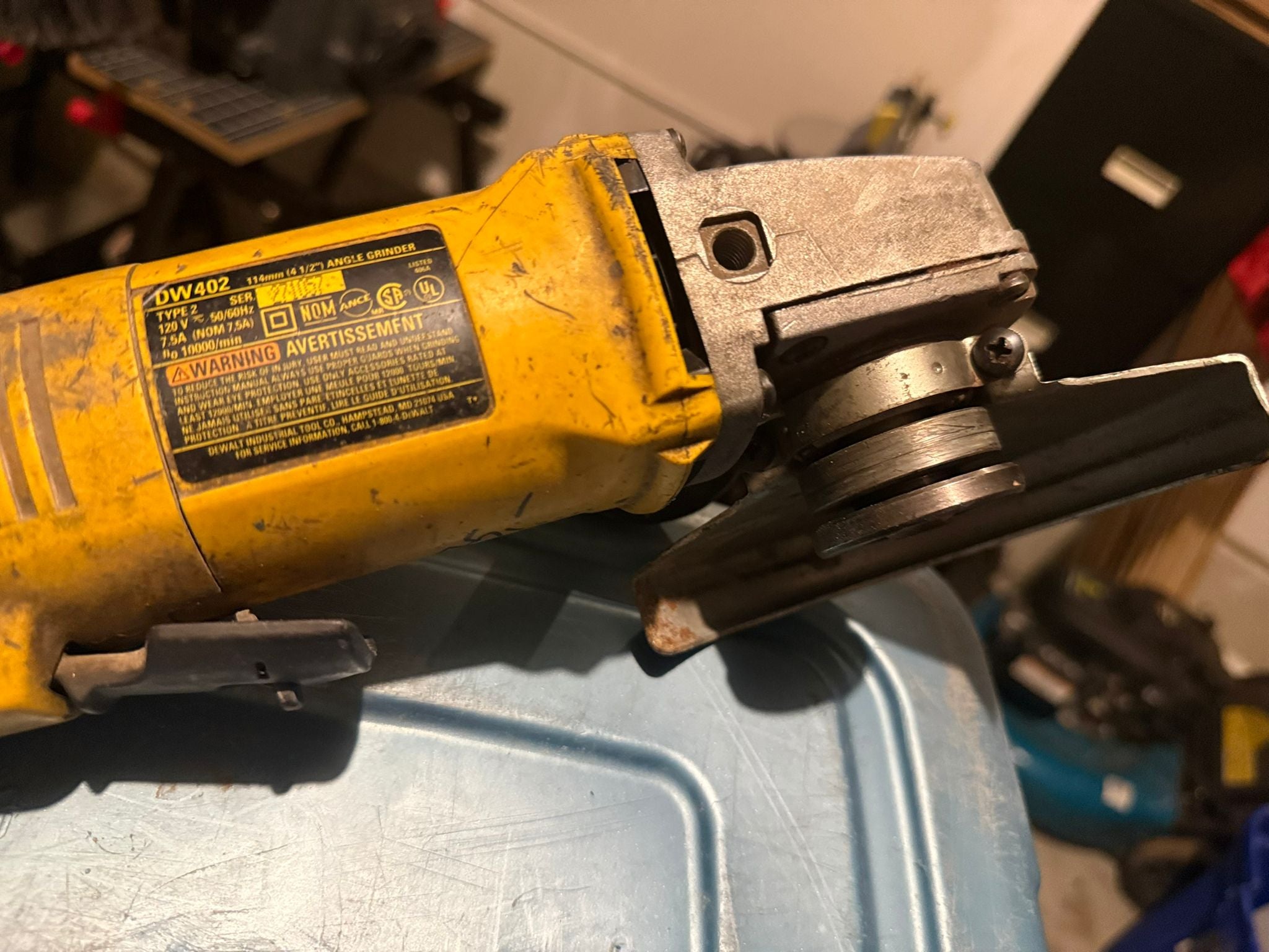 Used DEWALT DW402 4-1/2” ANGLE GRINDER – TESTED & WORKING