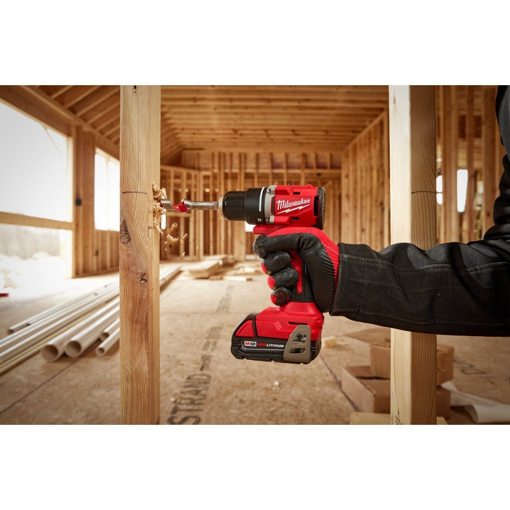 3602-20Milwaukee Tool M18 Compact Brushless 1/2 inch Hammer Drill/Driver