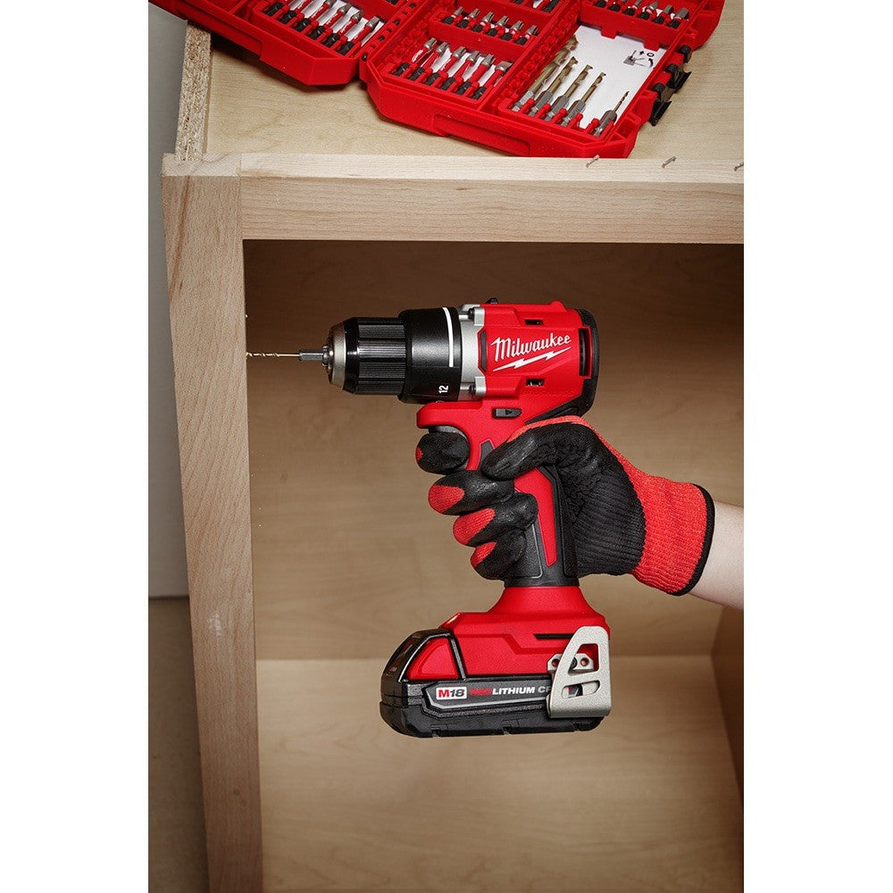 3602-20Milwaukee Tool M18 Compact Brushless 1/2 inch Hammer Drill/Driver - Lumi and Leo