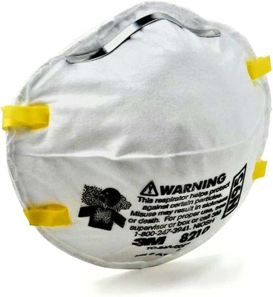 3M 8210 N95 Particulate Respirator NIOSH Approved Face Masks Box of 20 S4 3 pack - Lumi and Leo