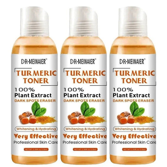 3xDr. Meinaier Turmeric Toner 118ml Dark Spot Eraser Brightening Acne Treatment - Lumi and Leo