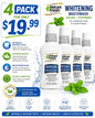 4xNature Fresh Whitening Mouthwash 18 oz Ea. Peppermint Hydrogen Peroxide Power - Lumi and Leo