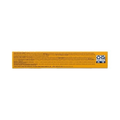 5 Pack Arm & Hammer Sensitive Whitening Toothpaste Fresh Mint 120mL Fluoride