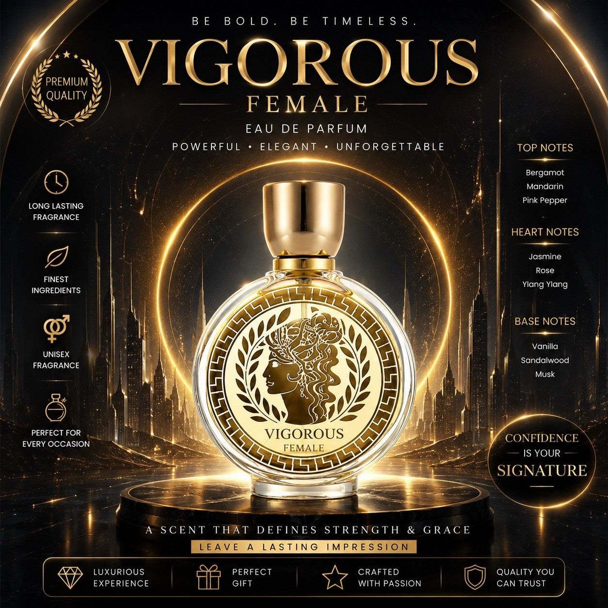 5 Pack Eau de Parfum Gift Set 100ml Perfume Bundle Men Women Fragrance Set - Lumi and Leo