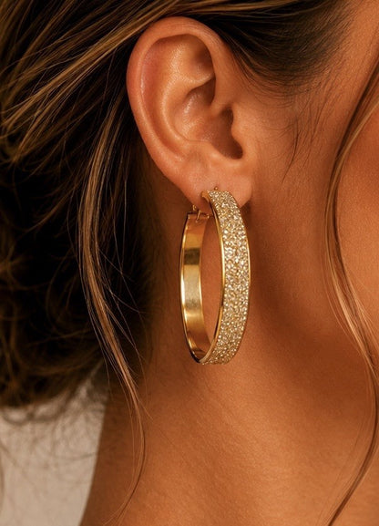 6xWomen's Fashion Earrings Elegant Floral Design Gold Tone Nickel Free Gift !!!! - Lumi and Leo