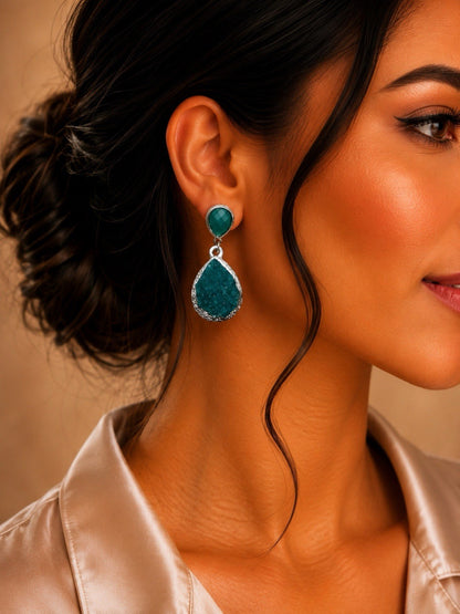 6xWomen's Fashion Earrings Elegant Floral Design Nickel Free. !! - Lumi and Leo