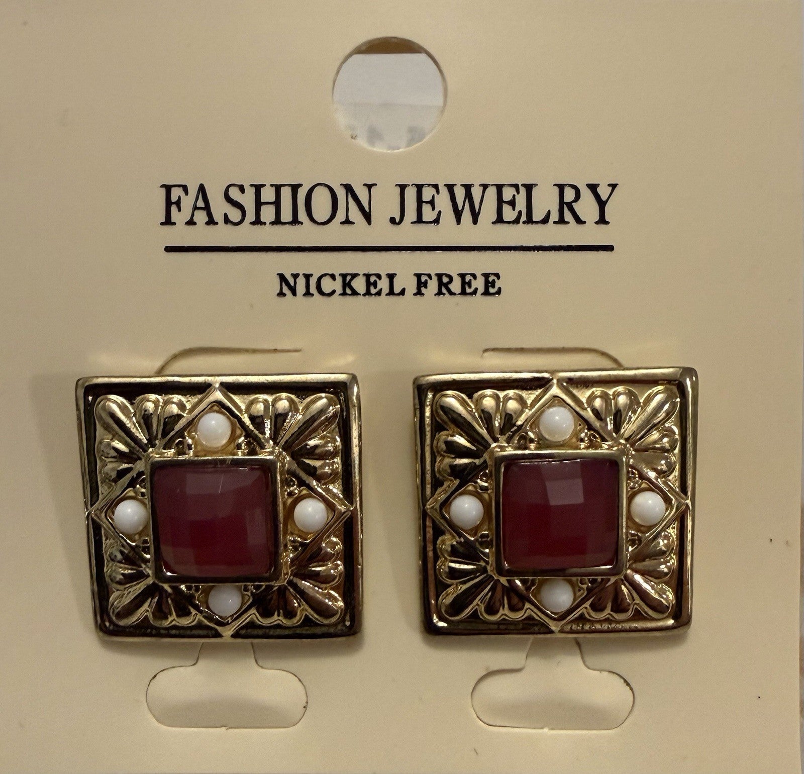 6xWomen's Fashion Earrings Elegant Floral Design Nickel Free. !!
