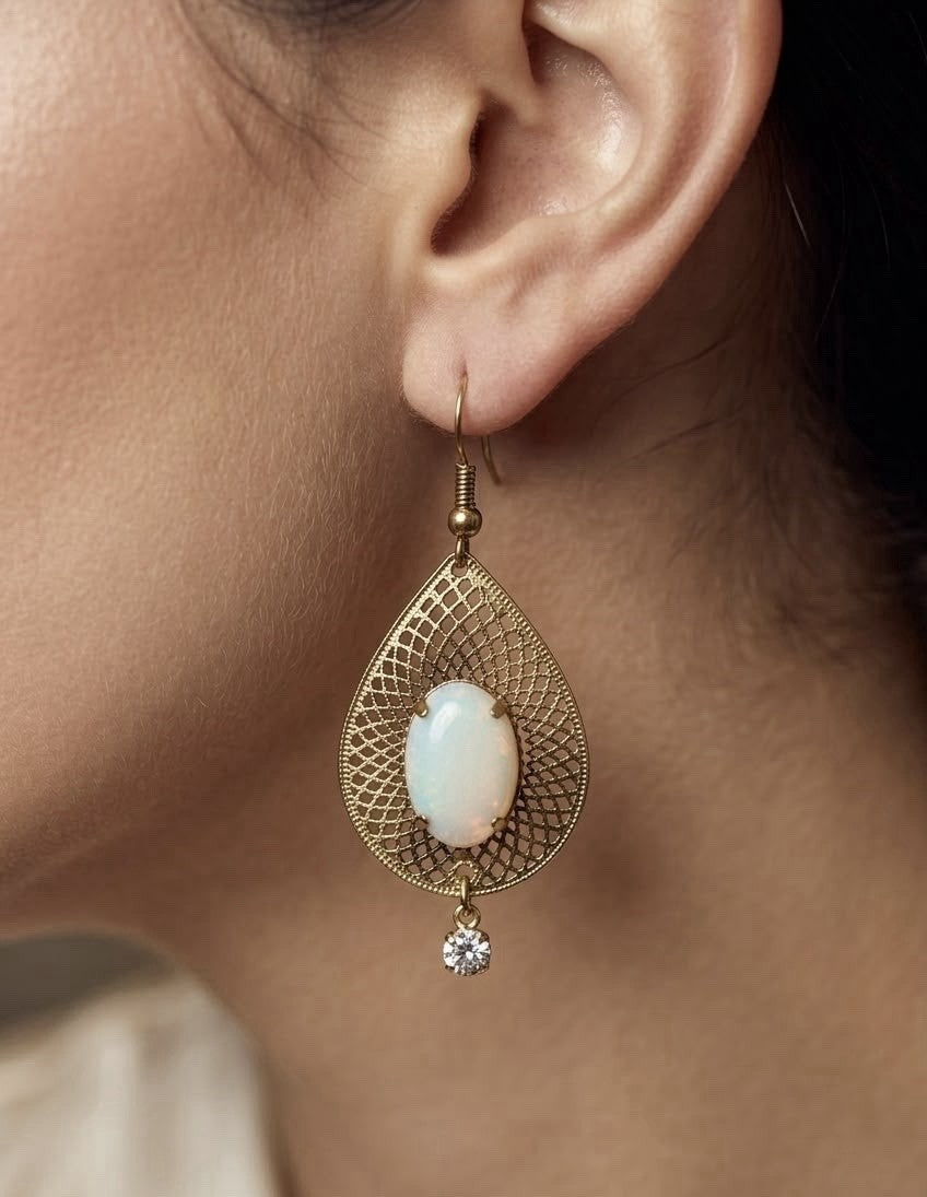 6xWomen's Fashion Earrings Elegant Floral Design Nickel Free. !! - Lumi and Leo