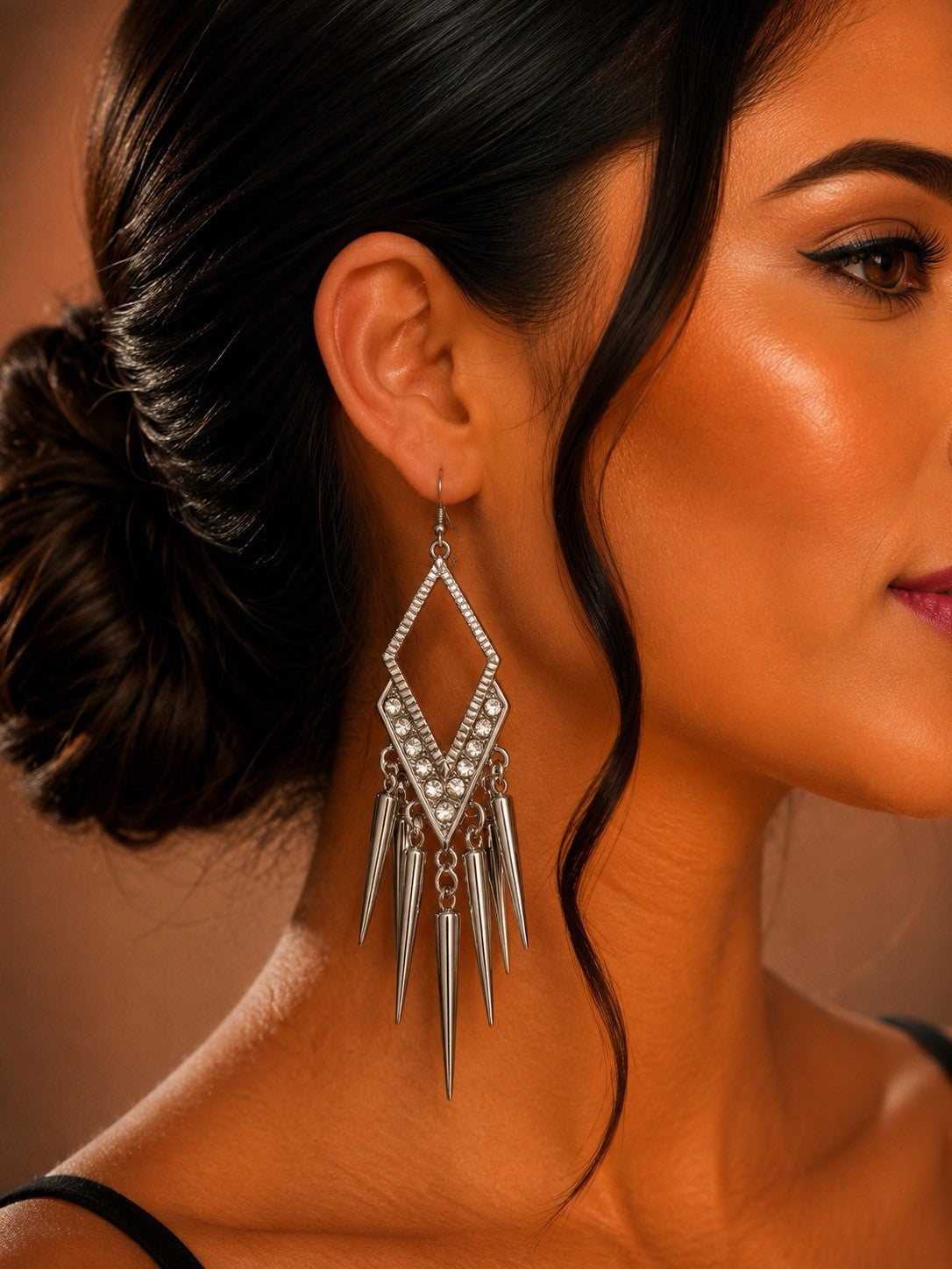 6xWomen's Fashion Earrings Elegant Floral Design Nickel Free. !! - Lumi and Leo
