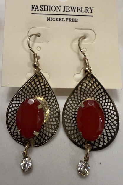 6xWomen's Fashion Earrings Elegant Floral Design Nickel Free. !! - Lumi and Leo