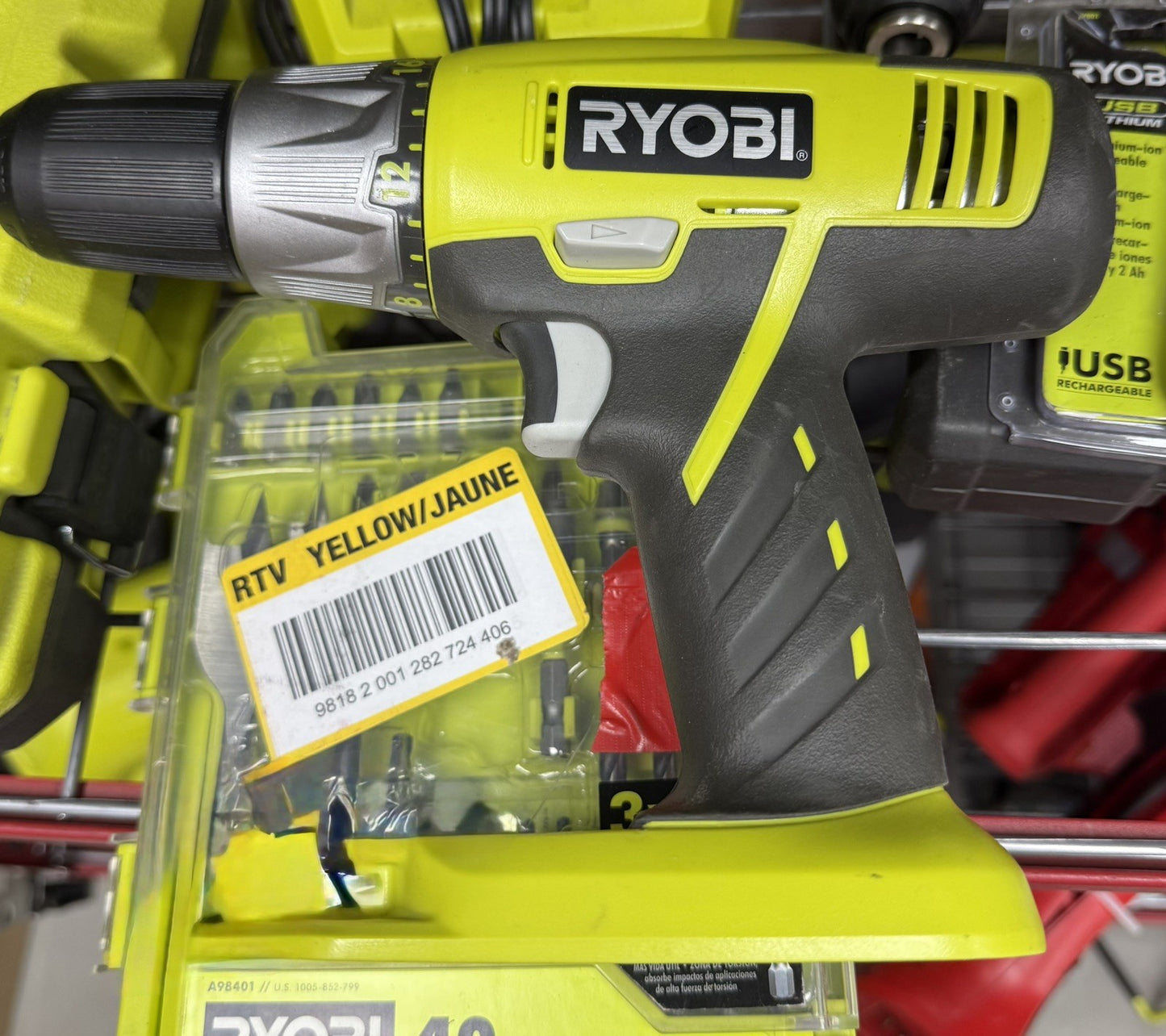 (80690-4) Ryobi P271 Drill - Lumi and Leo