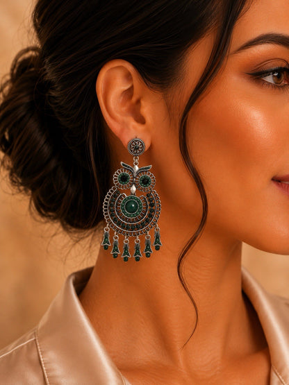 8xWomen's Fashion Earrings Elegant Floral Design Gold Tone Nickel Free Big Save - Lumi and Leo
