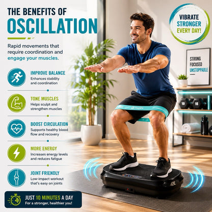 99-Level Vibration Exercise Platform w/ Remote - Lumi and Leo