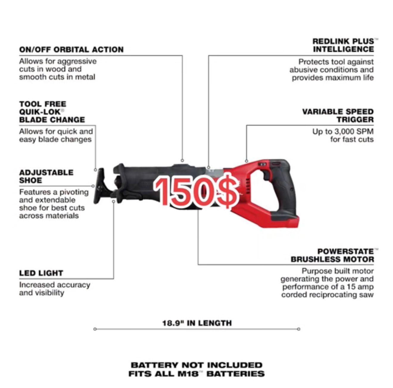 Used & Tested - MILWAUKEE M18 FUEL BRUSHLESS SAWZALL RECIPROCATING SAW