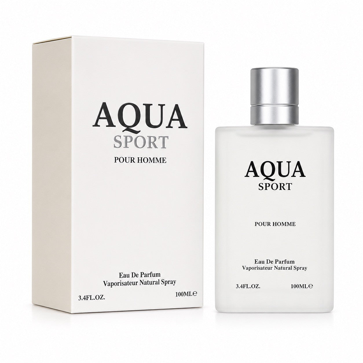 AQUA SPORT Pour Homme Eau de Parfum 100ml Men's Cologne Long Lasting Fragrance