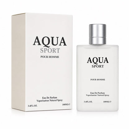 AQUA SPORT Pour Homme Eau de Parfum 100ml Men's Cologne Long Lasting Fragrance - Lumi and Leo