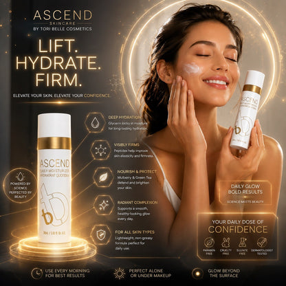 ASCEND Daily Moisturizer 30mL Face Cream Hydrating Skincare All Skin Types - Lumi and Leo