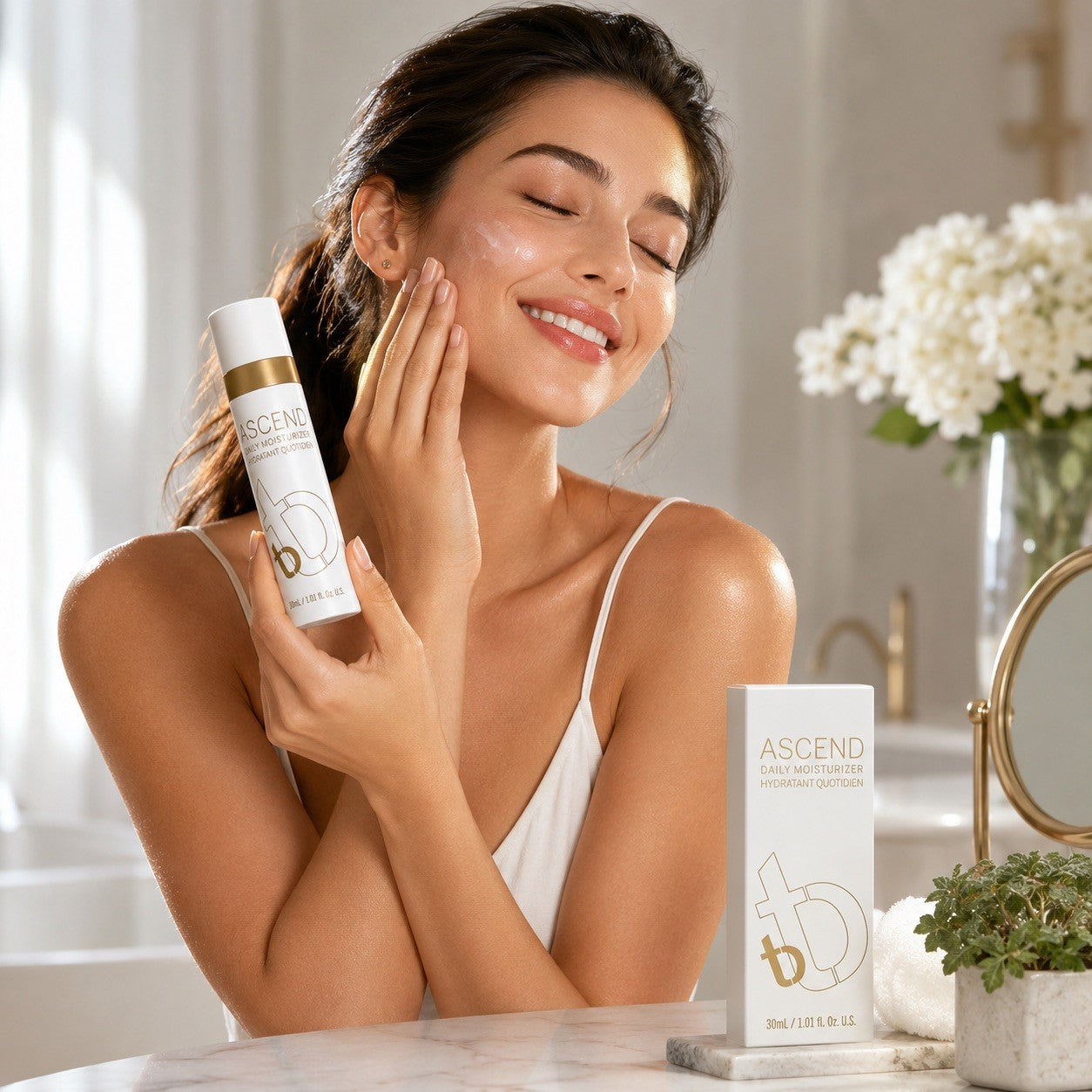 ASCEND Daily Moisturizer 30mL Face Cream Hydrating Skincare All Skin Types - Lumi and Leo