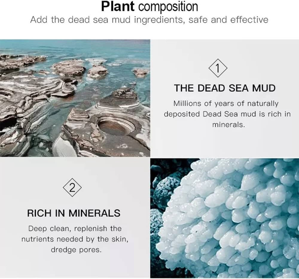 Aichun Beauty Dead Sea Mud Peel Off Face Mask 120ml Pack of 3 Pack Deep Clean - Lumi and Leo
