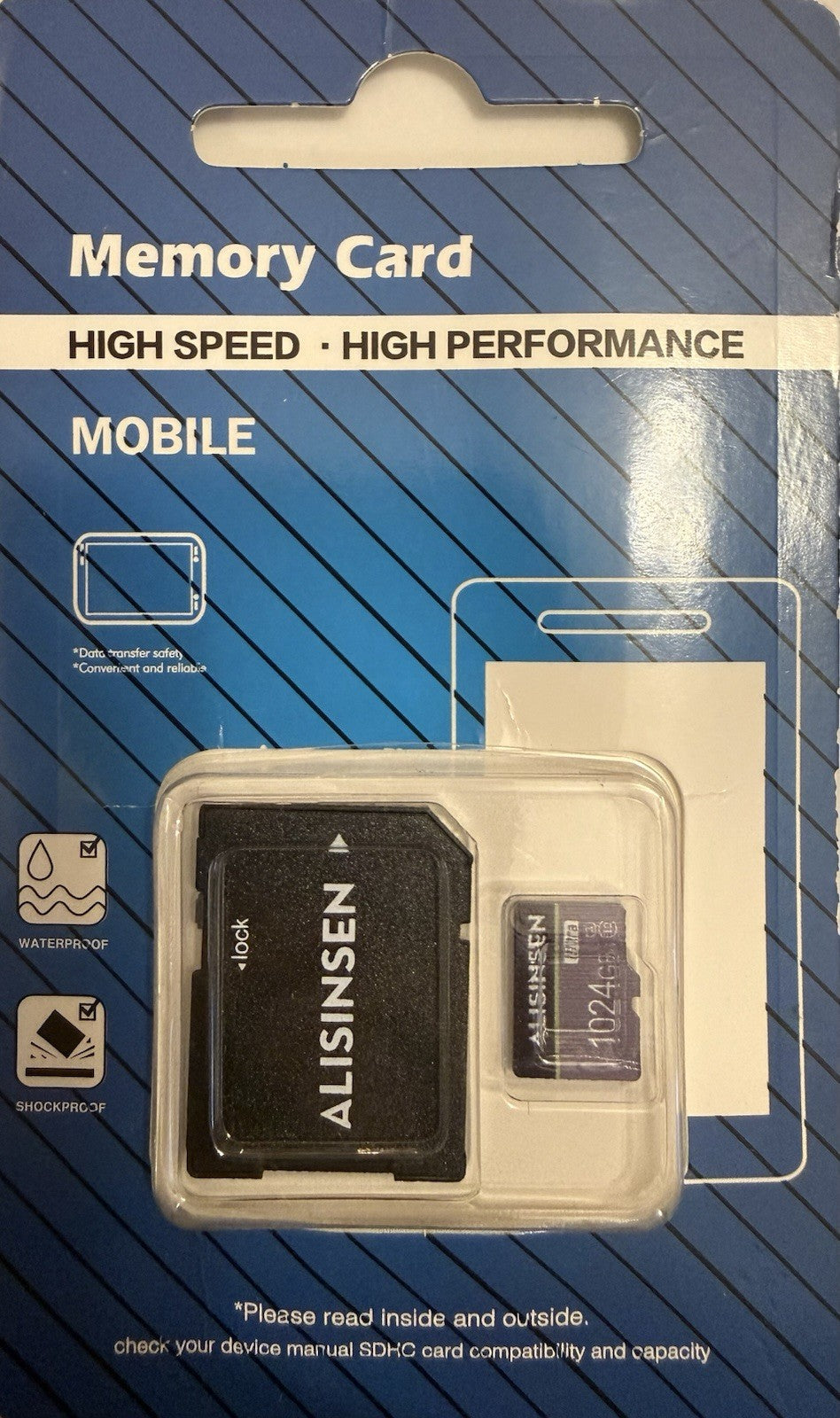 Alisinsen 1TB Micro SD Flash Memory Card with SD Adapter
