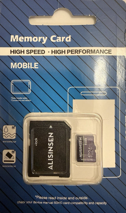 Alisinsen 1TB Micro SD Flash Memory Card with SD Adapter - Lumi and Leo