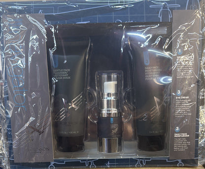 Aubusson Paris Navigator Men Fragrance 3 Pack Cleanser, Eye Cream & Moisturizer - Lumi and Leo