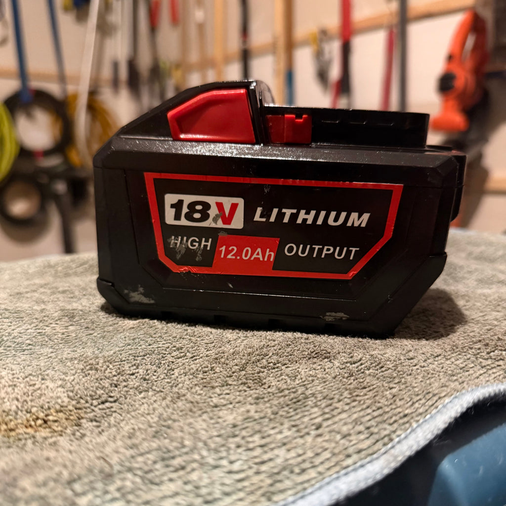 Milwaukee M18 Compatible 18V 12.0Ah High Output Battery