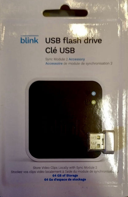 Blink 64GB USB Flash Drive for Local Storage for Sync Module 2 NEW - Lumi and Leo