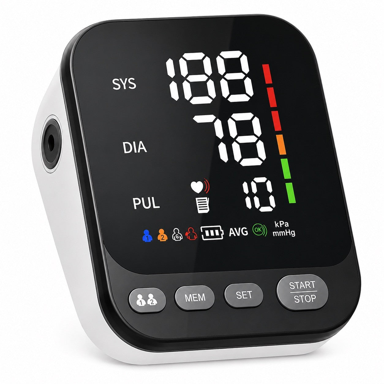 Blood Pressure Monitor Automatic Blood Pressure Machine for Home Use Large Color - Lumi and Leo