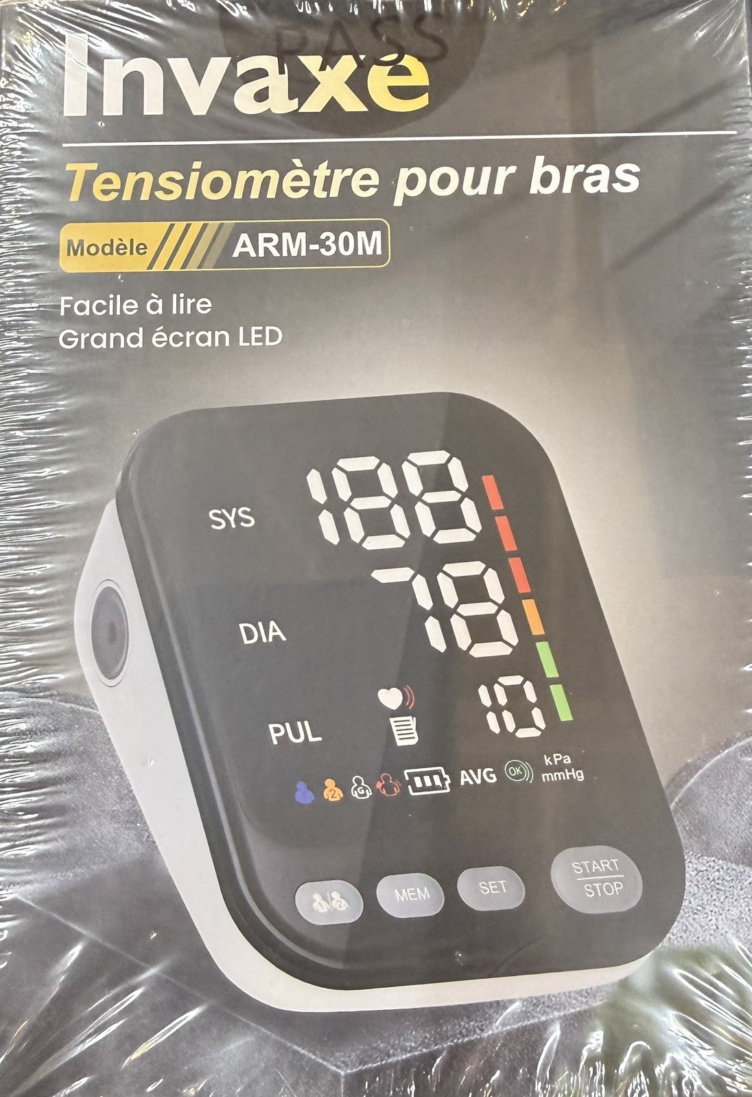 Blood Pressure Monitor Automatic Blood Pressure Machine for Home Use Large Color