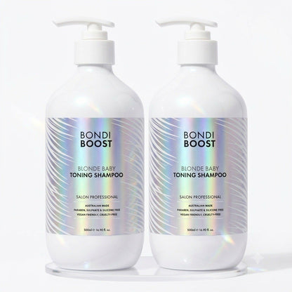 Bondi Boost Blonde Baby Toning Shampoo 500ml x2 Purple Shampoo Bundle - Lumi and Leo