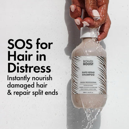 Bondi Boost Rapid Repair Shampoo 300ml x2 Damaged Hair Sulfate Free - Lumi and Leo