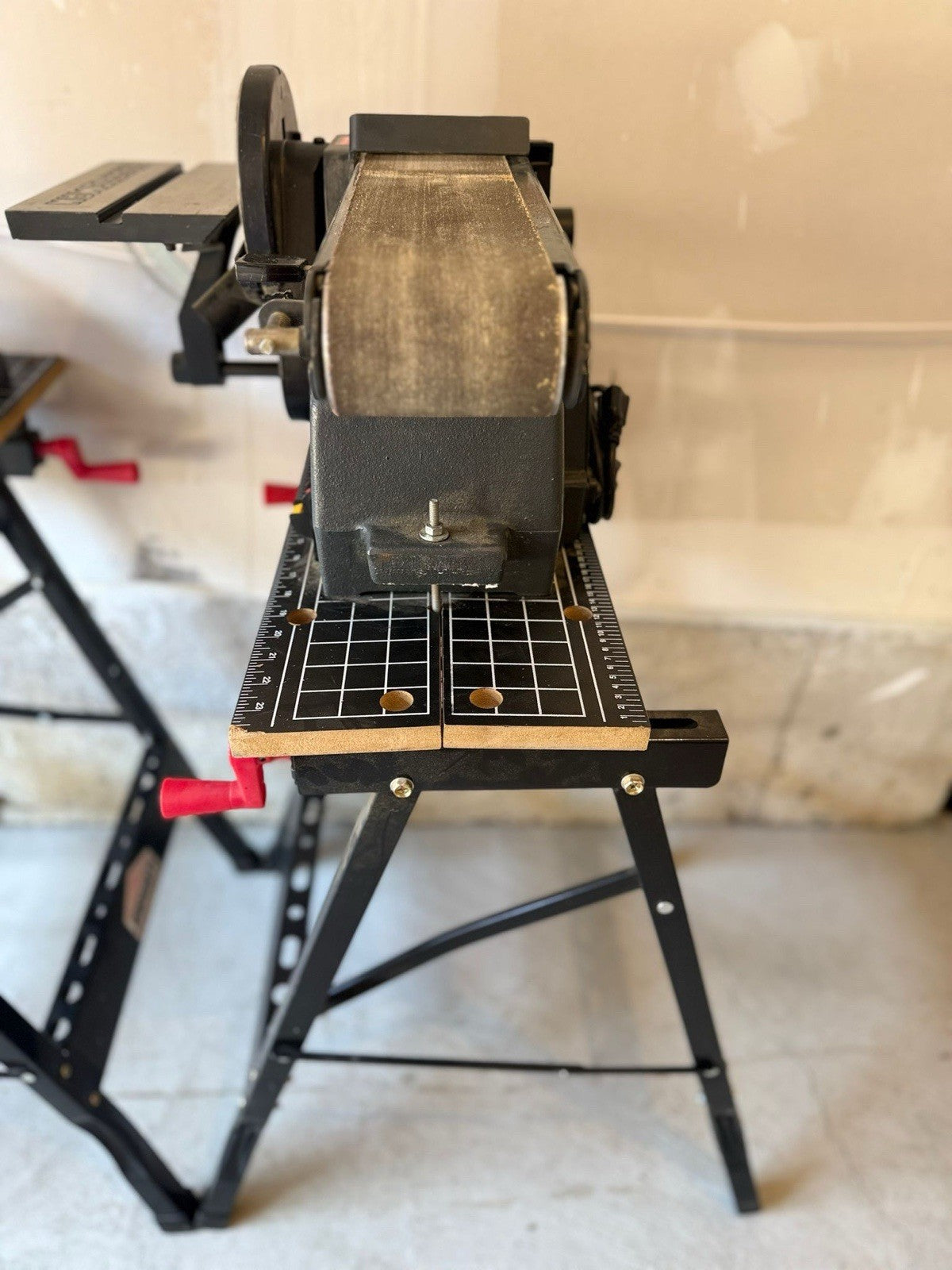 CRAFTSMAN BELT & DISC SANDER + JOBMATE WORK STAND - Lumi and Leo