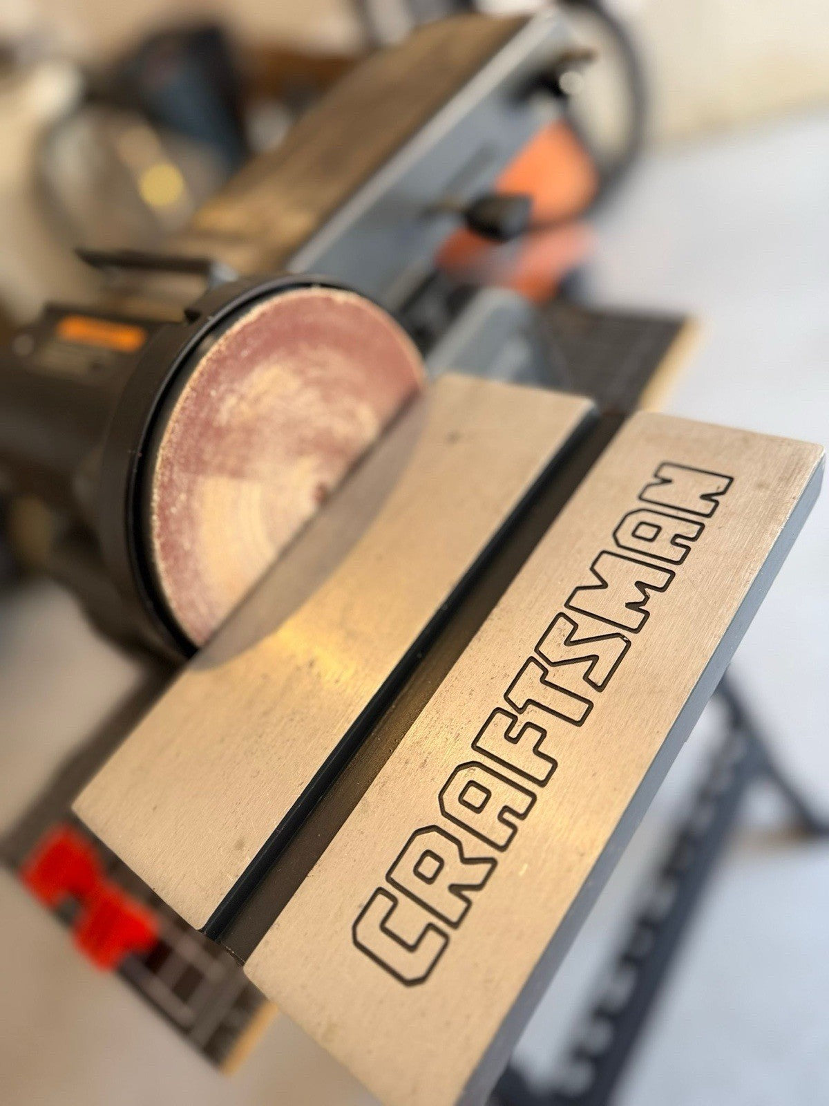CRAFTSMAN BELT & DISC SANDER + JOBMATE WORK STAND