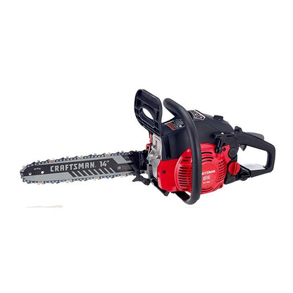 CRAFTSMAN S210 14" 42cc 2-Cycle Gas Chainsaw Tested & Working - Lumi and Leo