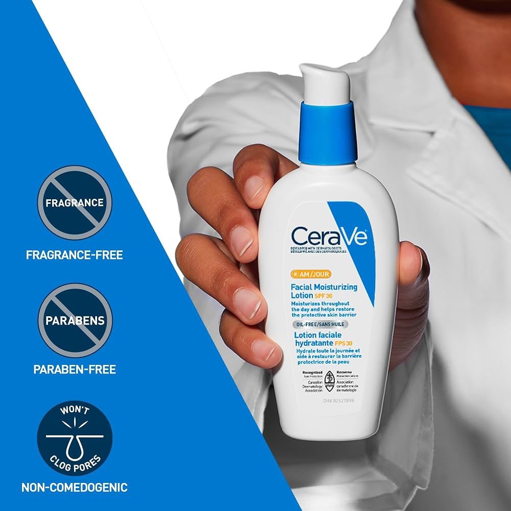 CeraVe AM&PM,  2oz., Facial Moisturizing Lotion, SPF30, Exp. 01/26 -2 Pack