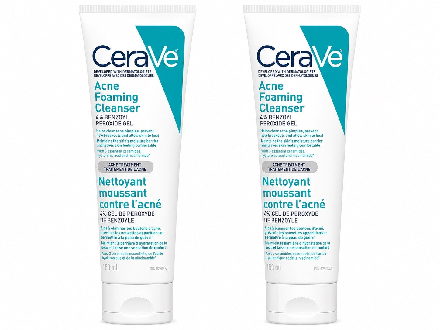 CeraVe Acne Foaming Cleanser 150 mL 2 pack