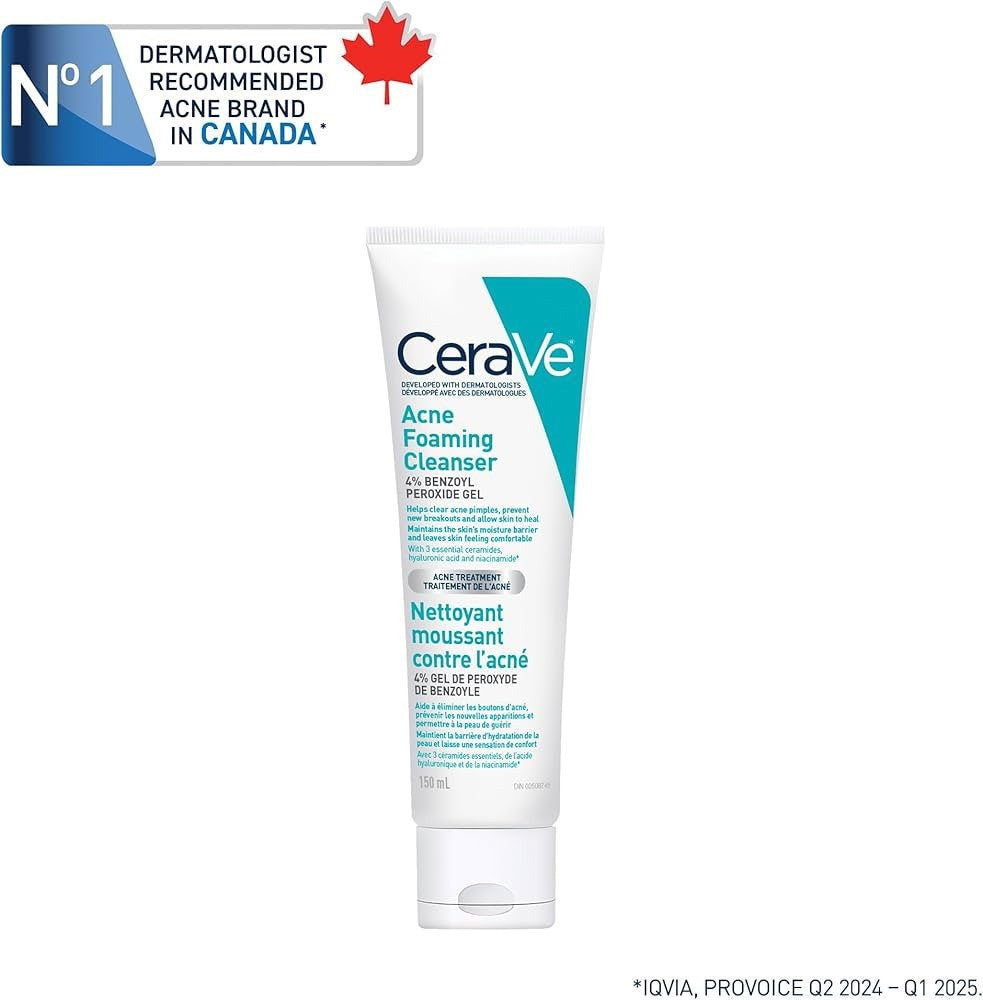 CeraVe Acne Foaming Cleanser 150 mL 2 pack - Lumi and Leo