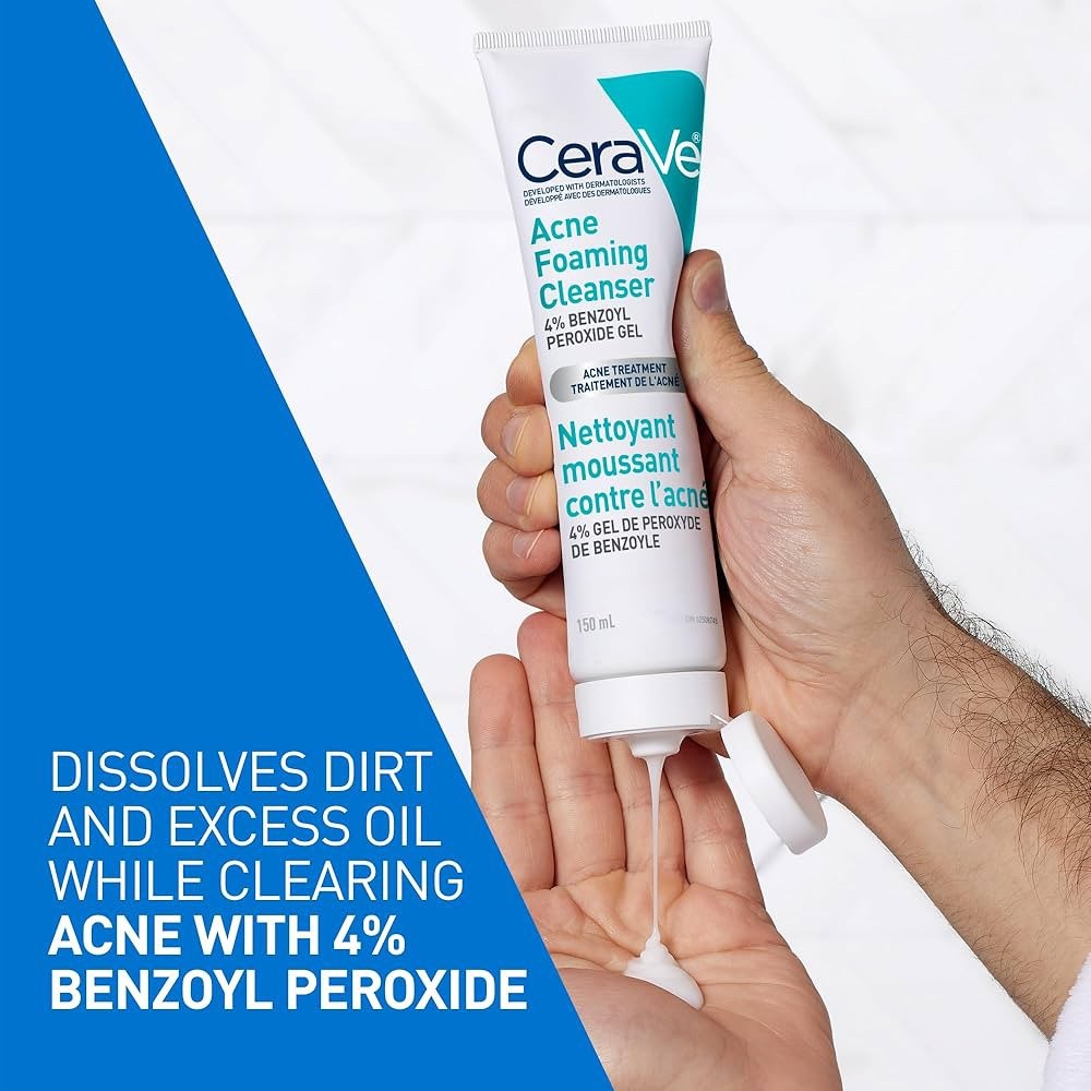 CeraVe Acne Foaming Cleanser 150 mL 2 pack