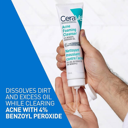 CeraVe Acne Foaming Cleanser 150 mL 2 pack - Lumi and Leo