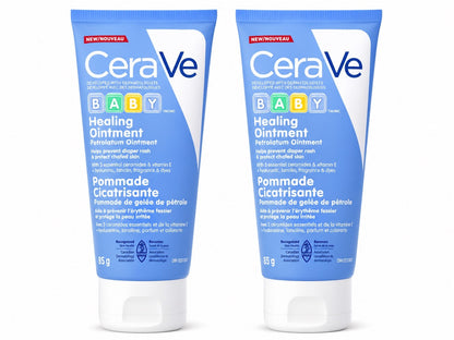 CeraVe Baby Healing Ointment 3oz 2Pk Diaper Rash Dry Skin Exp 1/27+ - Lumi and Leo