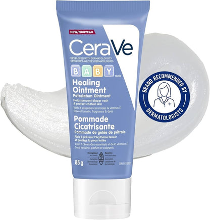 CeraVe Baby Healing Ointment 3oz 2Pk Diaper Rash Dry Skin Exp 1/27+ - Lumi and Leo