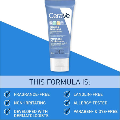 CeraVe Baby Healing Ointment 3oz 2Pk Diaper Rash Dry Skin Exp 1/27+ - Lumi and Leo