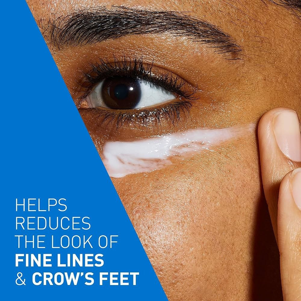 Cerave Anti-Aging Eye Cream for Wrinkles with Caffeine and Hyaluronic Acid, Frag - Lumi and Leo