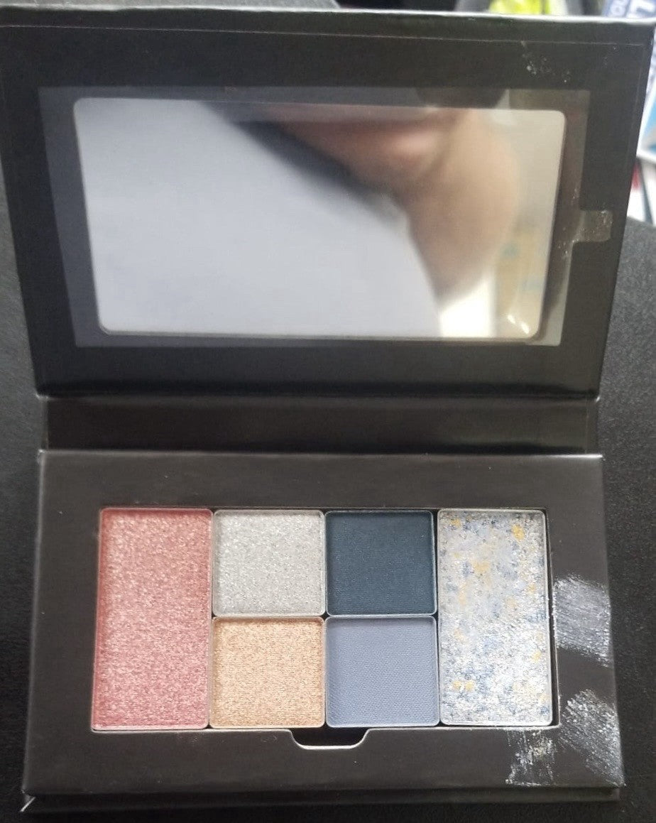 City Lights Eyeshadow Palette 6 Color Shimmer Matte Makeup with Mirror