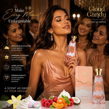 Cloud Candy by Khadlaj Eau De Parfum For Men & Women New Super Rich - 100 ML - Lumi and Leo